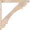 Ekena Millwork Olympic Arts & Crafts Smooth Outlooker, Douglas Fir, 5 1/2"W x 46"D x 46"H OUT06X46X46OLY03SDF - alternate 4